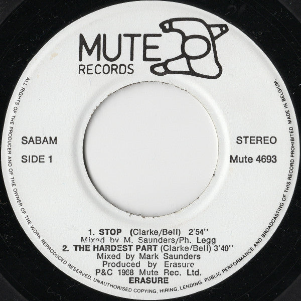 Erasure : Crackers International (7", EP)