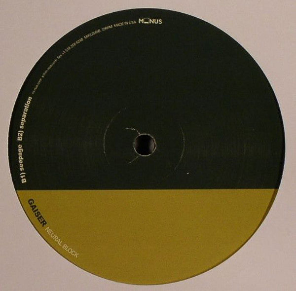 Jon Gaiser : Neural Block (12")