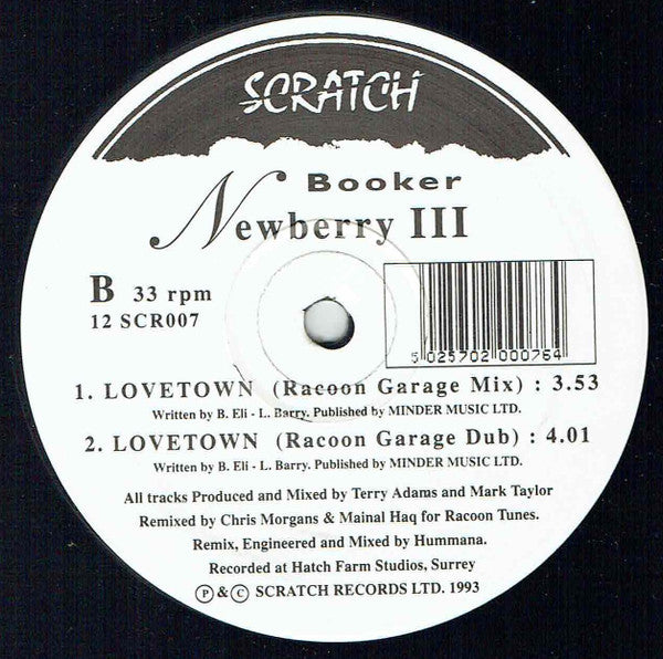 Booker Newberry III : Lovetown (Extended Mix) (12")