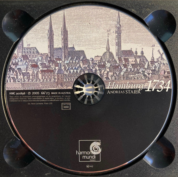 Andreas Staier : Hamburg 1734 (CD, Album)
