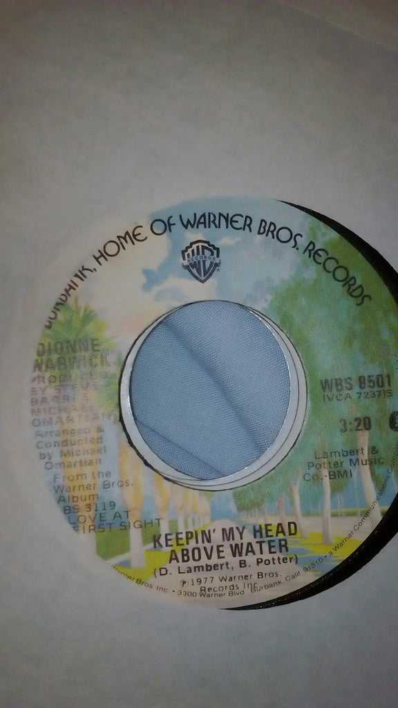 Dionne Warwick : Keepin' My Head Above Water (7", Single)