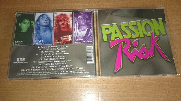 Passion Risk : Passion Risk (CD, Album)