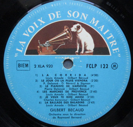 Gilbert Bécaud : Gilbert Bécaud (LP, Album, Mono)
