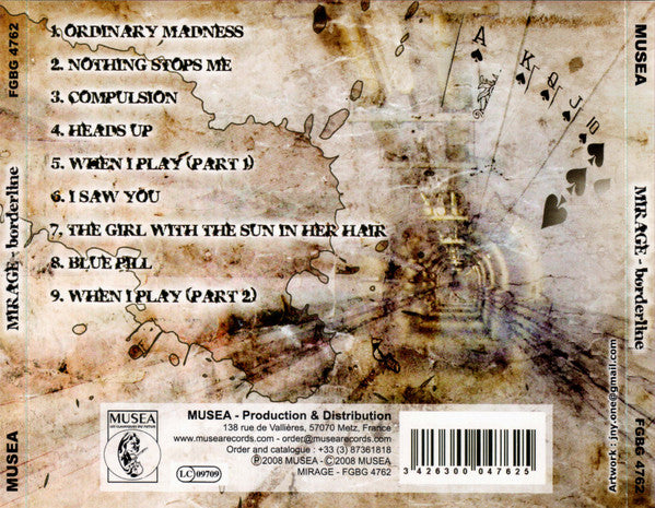 Mirage (73) : Borderline  (CD, Album)