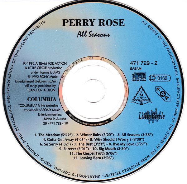 Perry Rose : All Seasons (CD, Album)