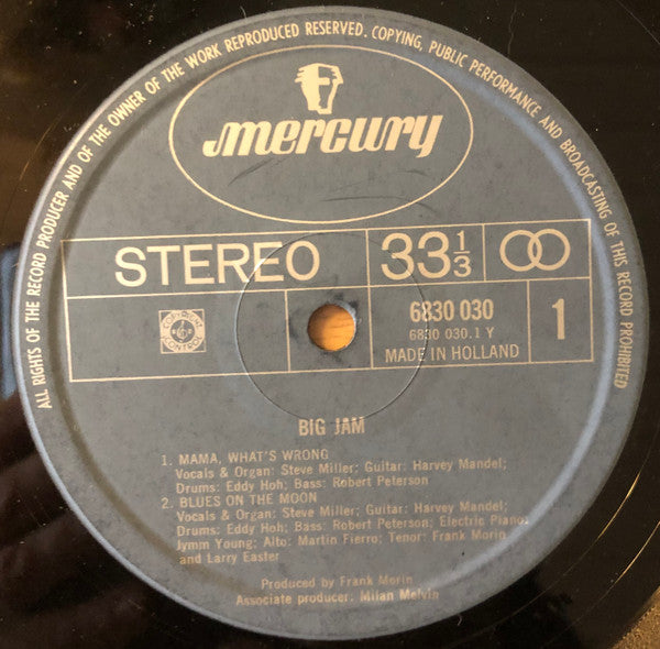 Big Jam (2) : Spontaneous Jam Sessions At A Travelling Rock Festival (LP, Album)