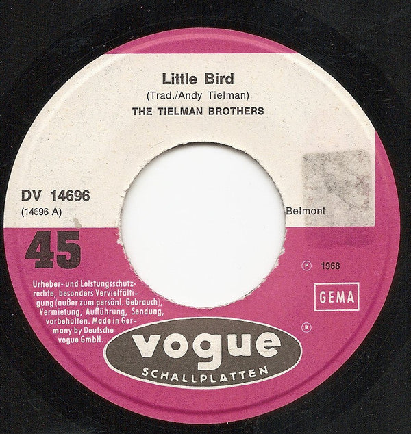 Tielman Brothers : Little Bird / Gone For Good (7", Single)