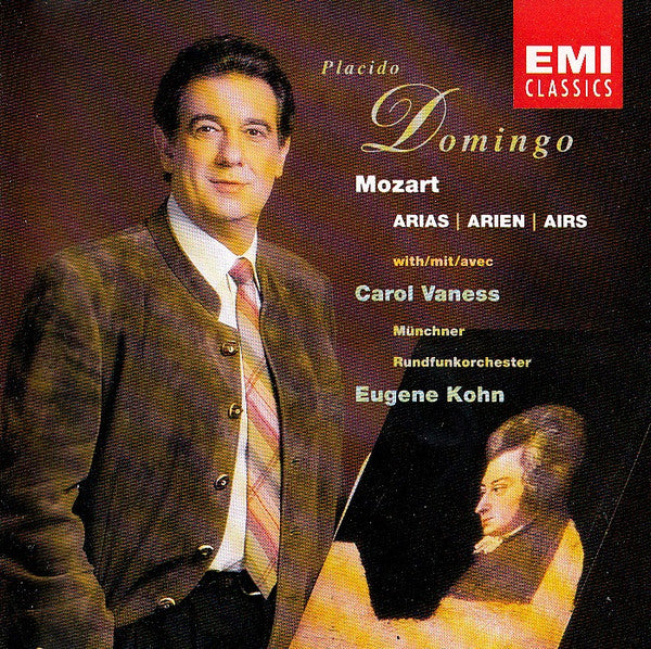 Placido Domingo With Carol Vaness : Mozart Arias = Arien = Airs (CD, Comp)