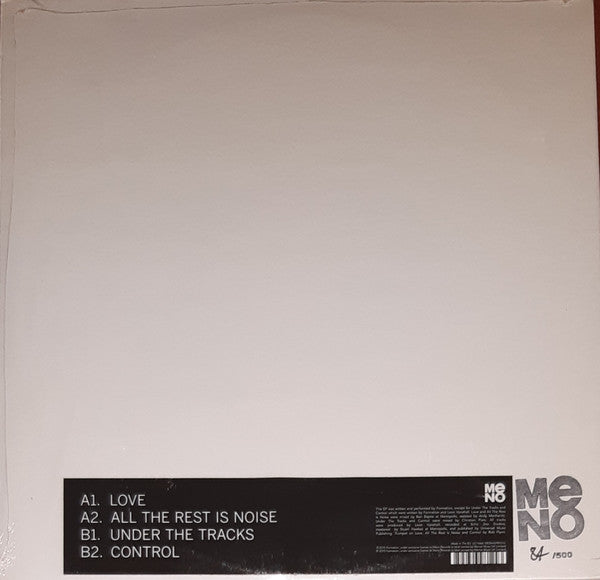 Formation (3) : Under The Tracks EP (12", EP, Num)