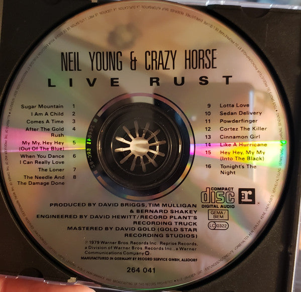 Neil Young & Crazy Horse : Live Rust (CD, Album, RE)
