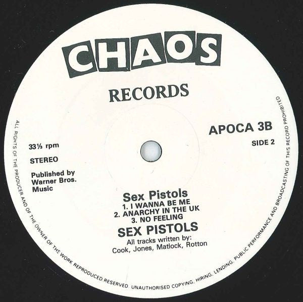 Sex Pistols : The Mini Album (12", MiniAlbum)