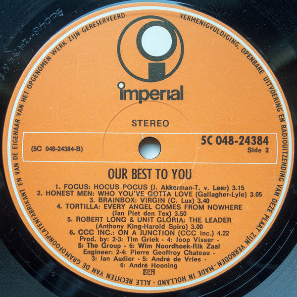 Various : Our Best To You (LP, Comp)