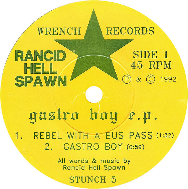 Rancid Hell Spawn : Gastro Boy (7", EP)
