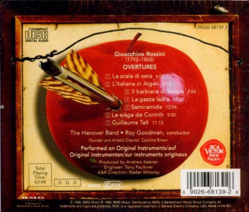 Gioacchino Rossini, Hanover Band, Roy Goodman : William Tell And Other Overtures (CD, Album)