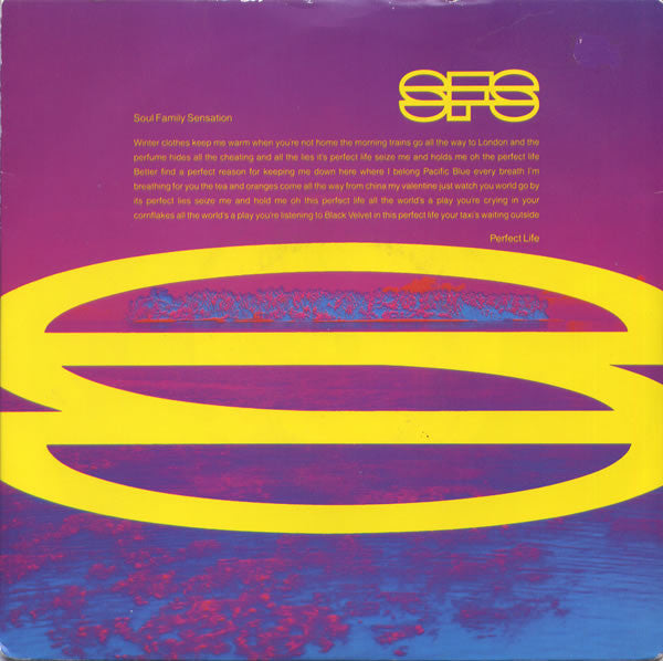 Soul Family Sensation : Perfect Life (7", Single)
