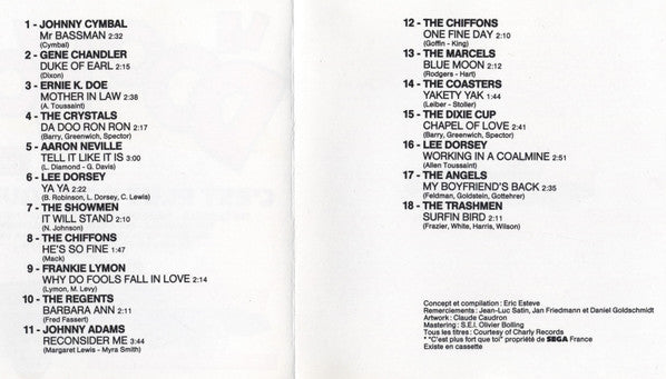 Various : Le Doo-Wop C'est Plus Fort Que Toi (CD, Comp)