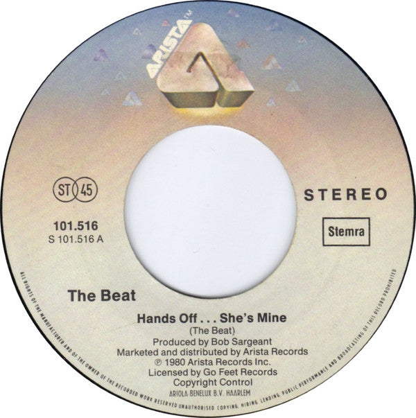 The Beat (2) : Hands Off... She's Mine (7", Single)