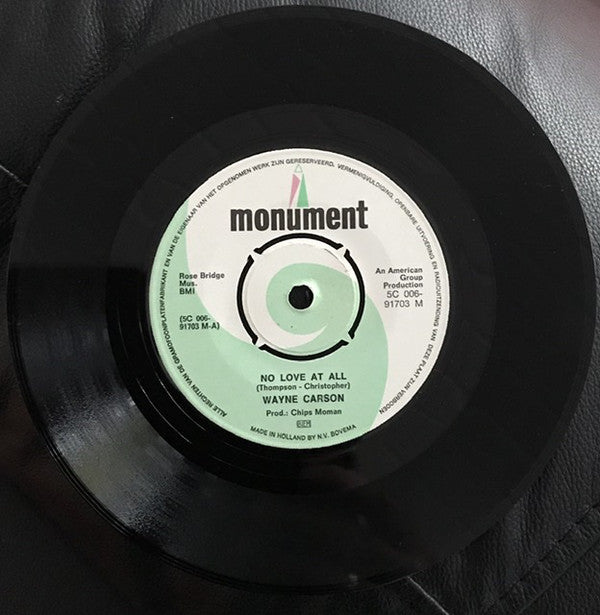 Wayne Carson : No Love At All (7", Single)