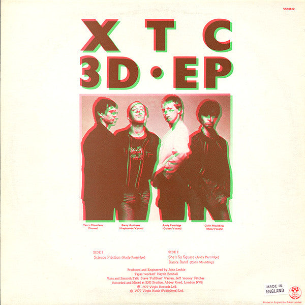 XTC : 3D • EP (12", EP, RP)