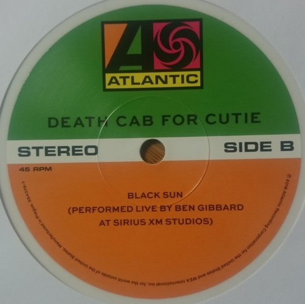 Death Cab For Cutie : Tractor Rape Chain / Black Sun (7", RSD, Single, Ltd, Whi)