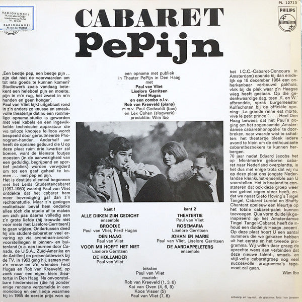 Cabaret Pepijn : Cabaret PePijn (LP, Album, Mono)