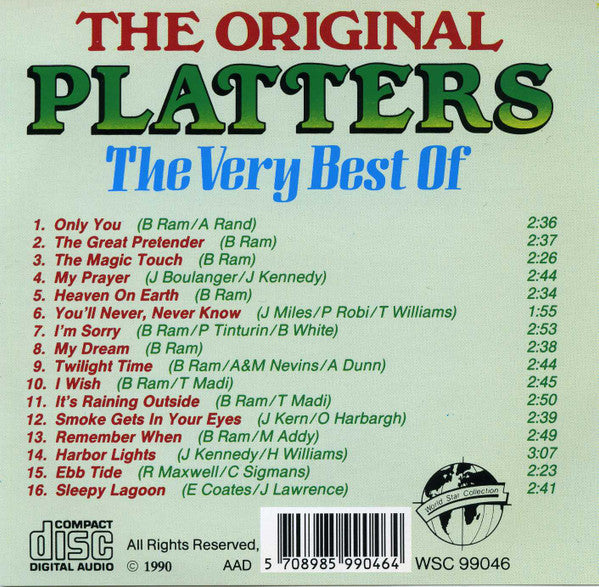 The Platters : The Very Best Of (CD, Comp)