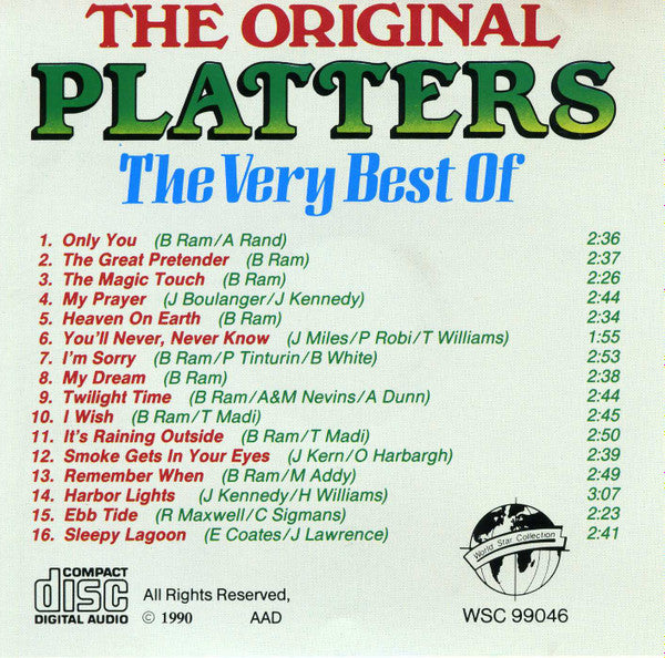 The Platters : The Very Best Of (CD, Comp)