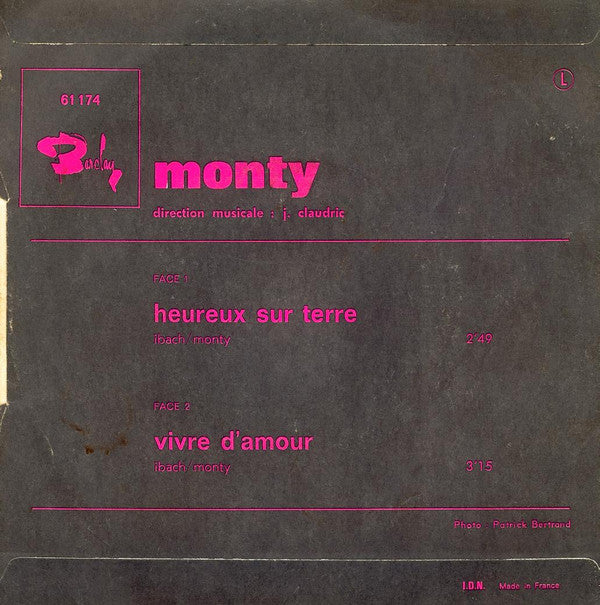 Monty (6) : Heureux Sur Terre (7", Single)