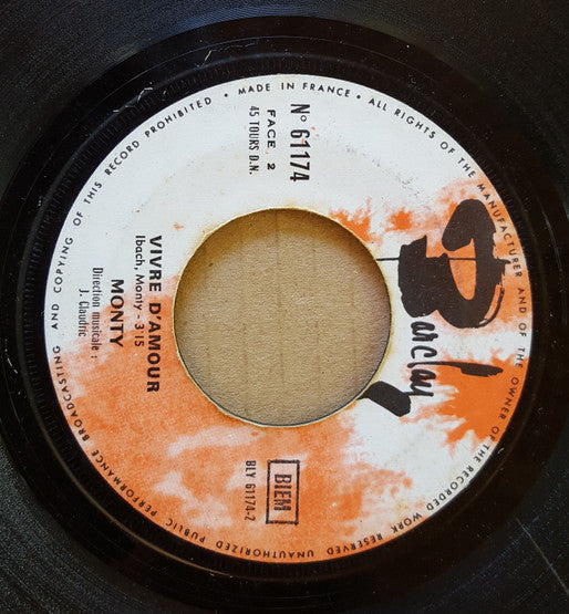 Monty (6) : Heureux Sur Terre (7", Single)