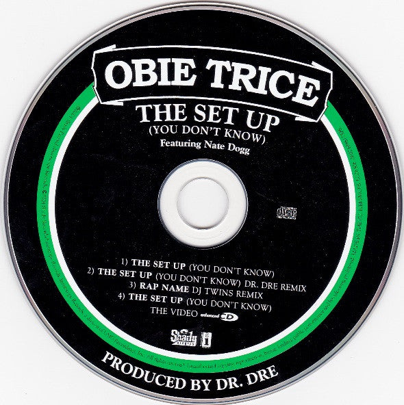 Obie Trice Featuring Nate Dogg : The Set Up (You Don't Know) (CD, Maxi, Enh)