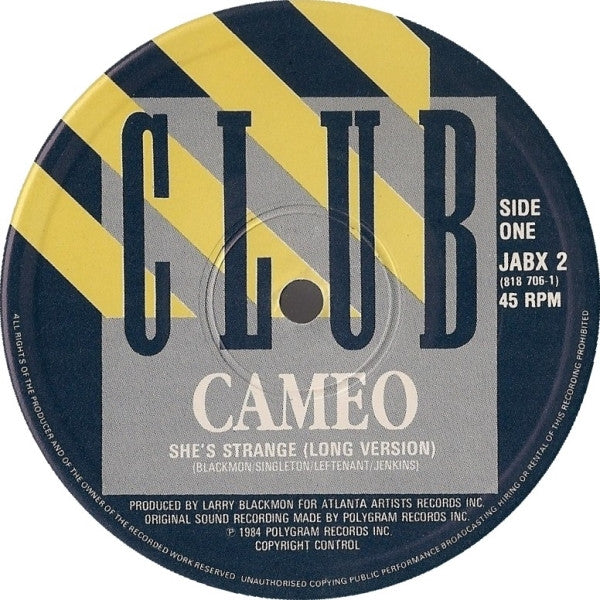 Cameo : She's Strange (12", Single)