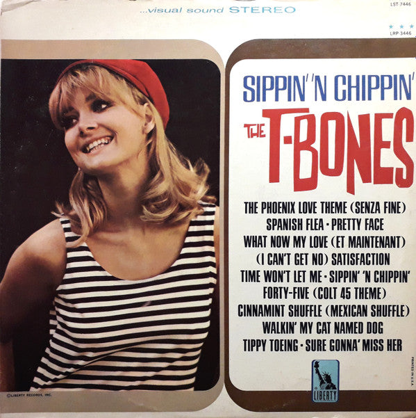 The T-Bones : Sippin' 'N Chippin' (LP, Album)