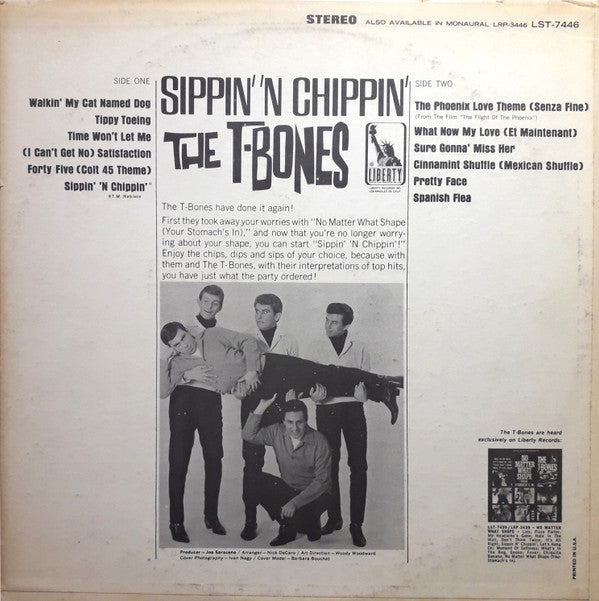 The T-Bones : Sippin' 'N Chippin' (LP, Album)