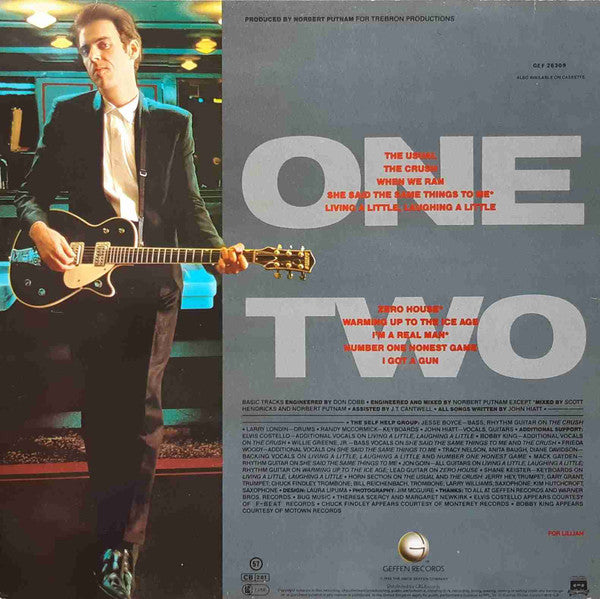 John Hiatt : Warming Up To The Ice Age (LP, Album)