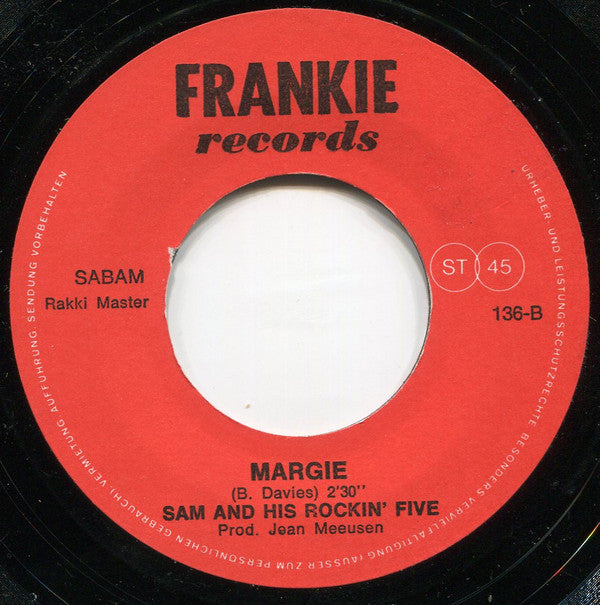 Sam & His Rocking Five : Marie (7", Single)