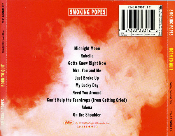 Smoking Popes : Born To Quit (CD, Album)