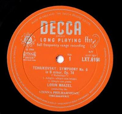 Pyotr Ilyich Tchaikovsky, Lorin Maazel : Wiener Philharmoniker : Symphony No.6 (LP, Mono)