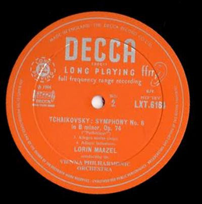 Pyotr Ilyich Tchaikovsky, Lorin Maazel : Wiener Philharmoniker : Symphony No.6 (LP, Mono)