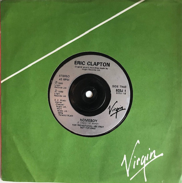 Eric Clapton : Homeboy (7", Promo)