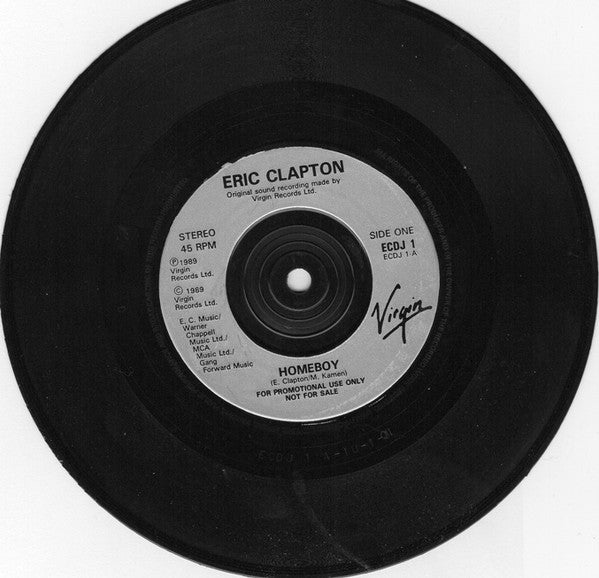 Eric Clapton : Homeboy (7", Promo)