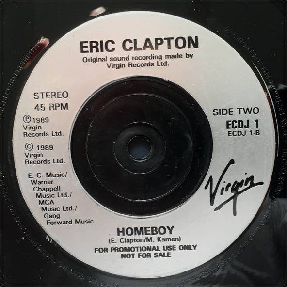 Eric Clapton : Homeboy (7", Promo)