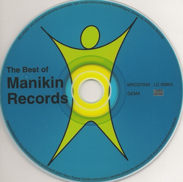 Various : The Best Of Manikin Records (CD, Comp, Smplr)