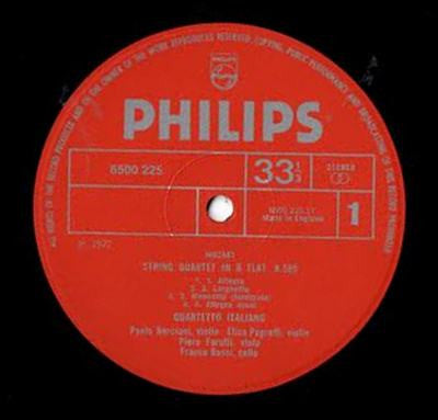 Wolfgang Amadeus Mozart - Quartetto Italiano : Werke Für Streichquartett, Folge 4: Streichquartett B-dur KV 589, Streichquartett F-dur KV 590 (LP, Album)