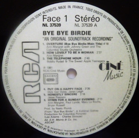 Charles Strouse : Bye Bye Birdie (Bande Originale du Film de George Sidney) (LP, Album)