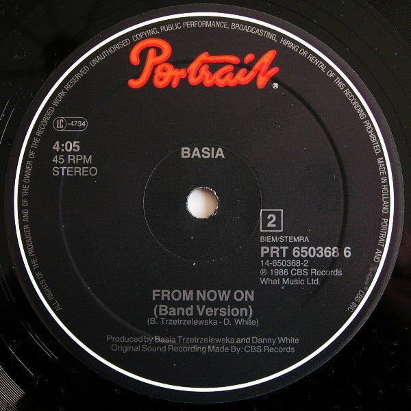 Basia : Promises (12", Maxi)