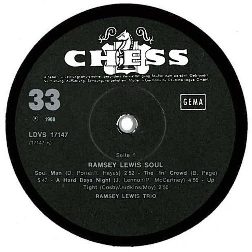 The Ramsey Lewis Trio : Soul Incorporated (LP, Comp, Wal)