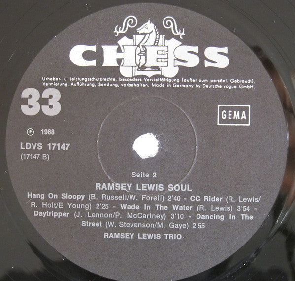 The Ramsey Lewis Trio : Soul Incorporated (LP, Comp, Wal)