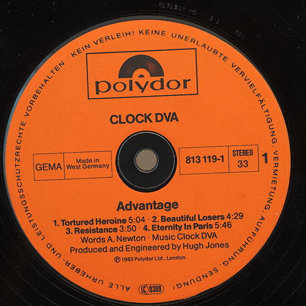 Clock DVA : Advantage (LP, Album)