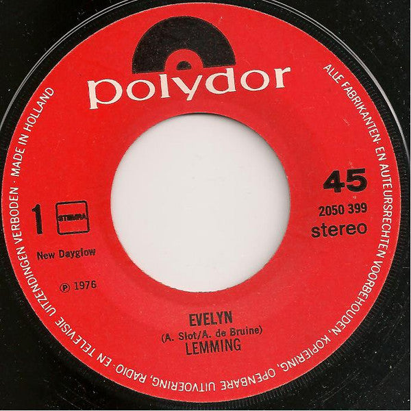 Lemming : Evelyn (7", Single)