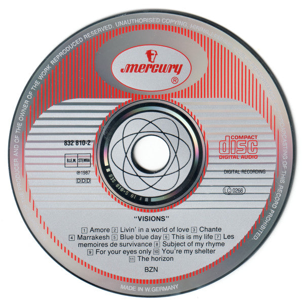 BZN : Visions (CD, Album, RE)